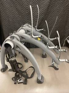 lot 55 image: Saris Bones 3-Bike Trunk Mount Bicycle Rack with Straps
