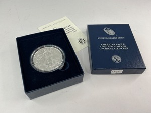 lot 51 image: 2020-W Burnished American Silver Eagle