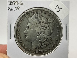 lot 15 image: 1879-S Rev 79 Morgan Silver Dollar