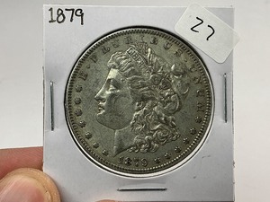 lot 27 image: 1879 Morgan Silver Dollar