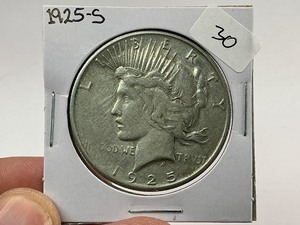 lot 30 image: 1925-S Peace Silver Dollar