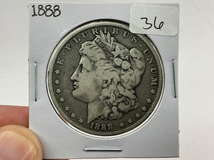lot 36 image: 1888 Morgan Silver Dollar