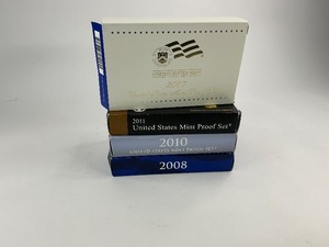 lot 38 image: 4x Proof Sets from 2007-2011