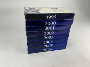 lot 44 image: 8x Proof Sets from 1999-2006