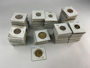 lot 46 image: 180pc Loose Proof Coin Collection