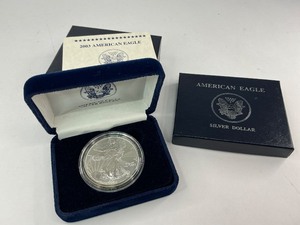 lot 50 image: 2003 Brilliant Uncirculated American Silver Eagle