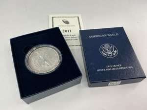 lot 52 image: 2011-W Burnished American Silver Eagle