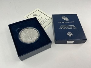 lot 54 image: 2013-W Burnished American Silver Eagle