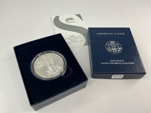 lot 58 image: 2008-W Burnished American Silver Eagle