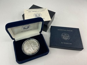 lot 61 image: 2005 Brilliant Uncirculated American Silver Eagle