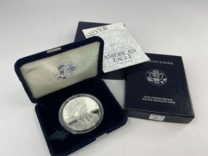 lot 64 image: 1999-P Proof American Silver Eagle