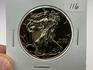 lot 116 image: 2008 24k Gold Plated American Silver Eagle