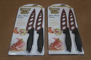 lot 147 image: 2 Copper Knife Sets