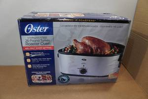 lot 162 image: Oster 26 Pound Turkey Roaster Oven