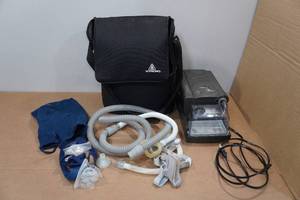 lot 163 image: CPAP Machine with REMstar Plus Heated Humidifer