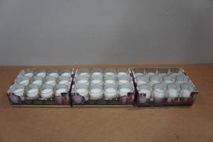 lot 172 image: 3  Ashland 12-Packs Filled Glass Votives