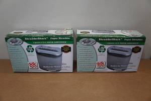 lot 173 image: 2 Shreddershark Paper Shredders
