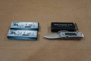 lot 201 image: 2 Blackhills Steel Swayback Congress Knives and Folding Knife