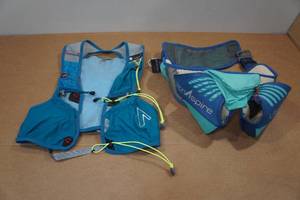 lot 219 image: Ultraspire Spry Rave Vest and Water Bottle Holder
