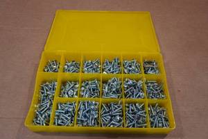 lot 58 image: Screw Organizer with Assorted Screws