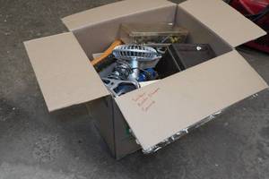 lot 74 image: Assorted Hardware - Solder, Knife Sharpener, Screws