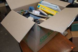 lot 84 image: Assorted Hardware - Screws, Tape, Cup Holders