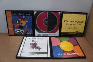 lot 107 image: 5 Black PictureAlbum Frames