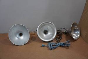 lot 129 image: 3 Heat Lamps