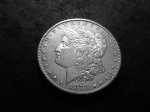 lot 1 image: 1878 S Morgan Silver Dollar