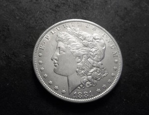 lot 4 image: 1881 O Morgan Silver Dollar