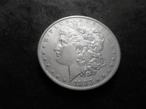 lot 8 image: 1883 O Morgan Silver Dollar