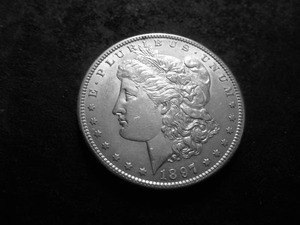 lot 25 image: 1897 S Morgan Silver Dollar
