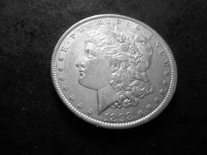 lot 26 image: 1898 Morgan Silver Dollar