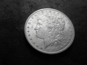 lot 28 image: 1902 O Morgan Silver Dollar