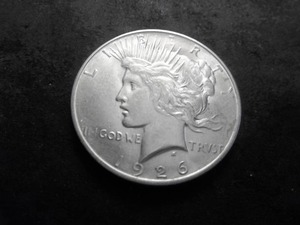 lot 35 image: 1926 D Peace Silver Dollar