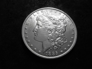 lot 10 image: 1885 Morgan Silver Dollar