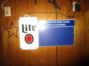 lot 9 image: Miller Lite Lighted Menu Board 16x26
