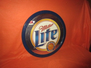 lot 50 image: Miller Lite Framed Mirror 32