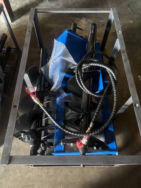 lot 24 image: CFG SSECAG-Y Skid Steer Auger With 3 Bits