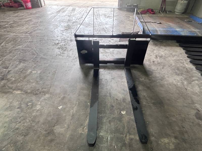 lot 44 image: Mower King Skid Steer Forks