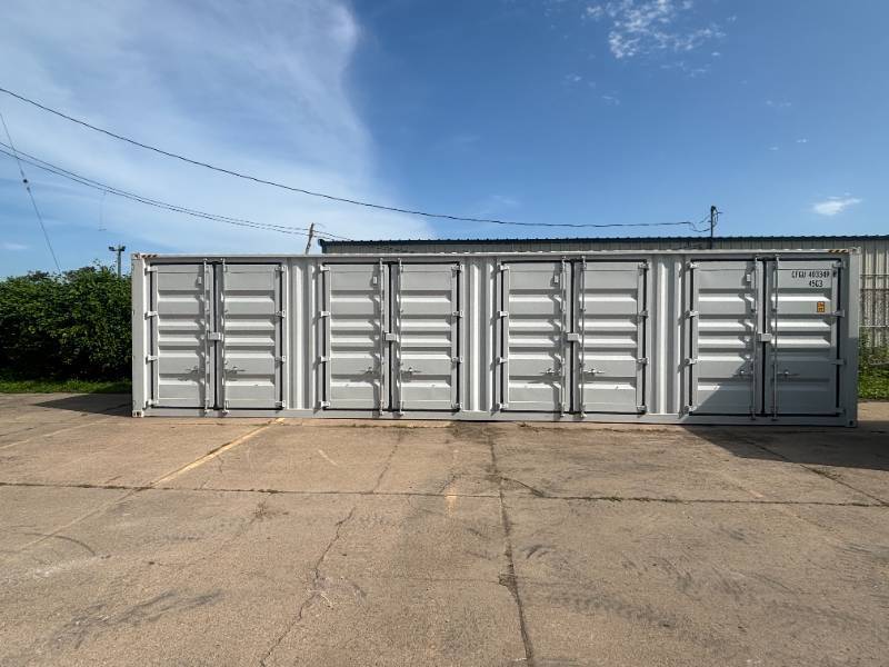 lot 10 image: 40 High Cube  Multi-Door Container