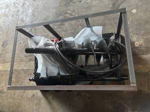 lot 52 image: Mower King SSECAG-Y Skid Steer Auger With 3 Bits