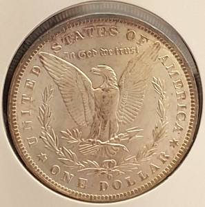 lot 10 image: 1884-O  Morgan Silver Dollar MS64 with Mint Error