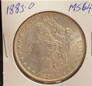 lot 11 image: 1883-O  Morgan SIlver Dollar M564