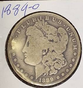 lot 17 image: 1889-O   Morgan Silver Dollar