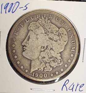 lot 19 image: 1900-S  Morgan Silver Dollar  Rare
