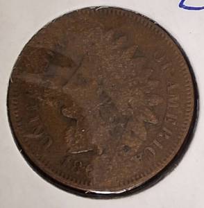 lot 46 image: 1967 Indian Cent - Very Rare