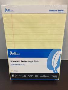 lot 102 image: Yellow Legal Pads