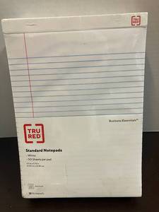 lot 110 image: White Writing Pads