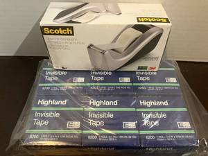 lot 118 image: Invisible Tape and Dispenser